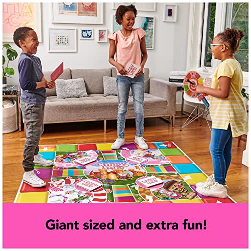 Giant Candy Land Classic Retro Party Board Game Indoor/Outdoor with Big Oversized Gameboard Summer Toy for Preschoolers, Kids, and Families Ages 4 and up