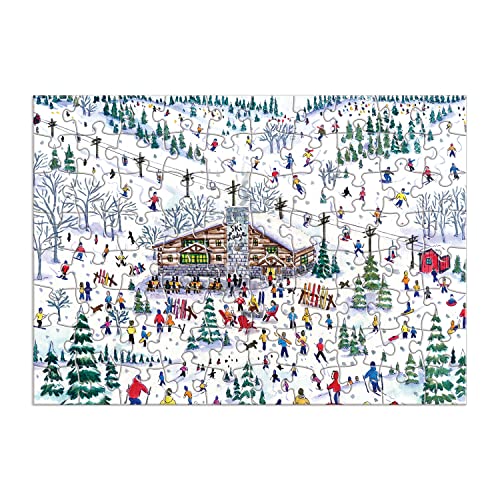 Michael Storrings 12 Days of Christmas Advent Calendar Puzzle, Includes 12 80-Piece Puzzles, 5” x 7” Each – Unique Holiday Jigsaw Puzzle Set with Thick, Sturdy Pieces