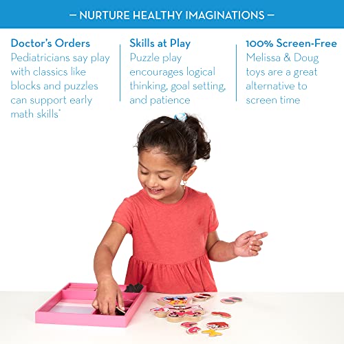 Melissa and Doug Disney Minnie Mouse Magnetic Dress-Up Wooden Doll Pretend Play Set (35+ pcs)