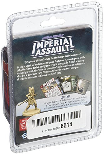 Star Wars Imperial Assault Board Game Ahsoka Tano ALLY PACK |Battle Game for Adults and Teens | Ages 14+ | 1-5 Players | Avg. Playtime 1-2 Hours,Blue