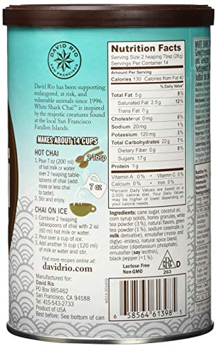 David Rio Chai Mix, White Shark, 14 Ounce (Pack of 1)