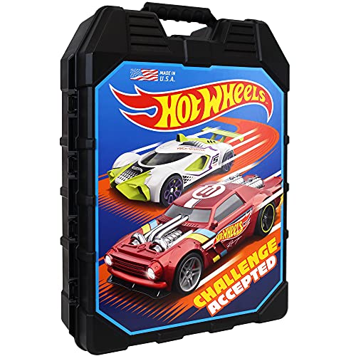 Hot Wheels: 48 Cart Storage Case, Easy Grip Carrying Case, Makes Collecting and Clean Up Easy and Fun, Styles in Case May Vary, For Ages 3 and up