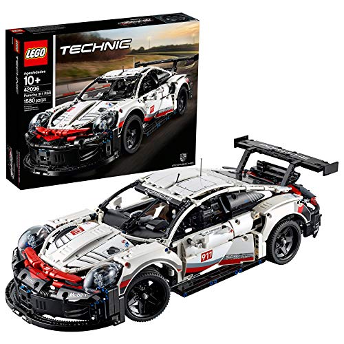 LEGO Technic Porsche 911 RSR Race Car Model Building Kit 42096, Advanced Replica, Exclusive Collectible Set, Gift for Kids, Boys and Girls
