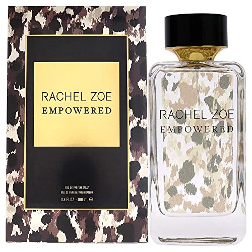 RACHEL ZOE Empowered Eau de Parfum Spray, Perfectly Balanced Feminine Perfume for Women, Awaken the Senses with a Lasting Signature Designer Scent, 3.4 Fl Oz