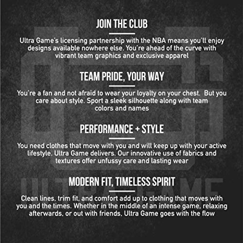 Ultra Game NBA Orlando Magic Mens Mesh Basketball Shorts, Black, Small