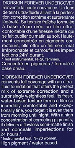 Christian Dior Diorskin Forever Undercover Foundation 022 Cameo for Women, 1.3 Ounce