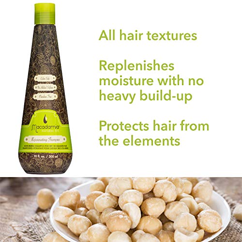 RejUVenating Shampoo by Macadamia Oil for Unisex Shampoo, 10 Ounce