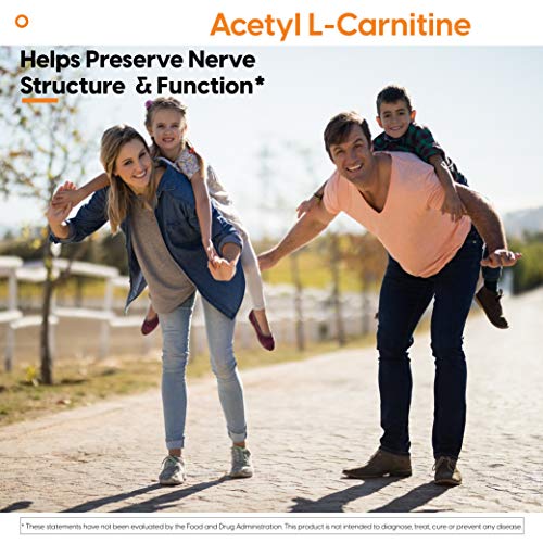 Doctor's Best Acetyl L-Carnitine, Help Boost Energy Production, Support Memory/Focus, Mood, Non-GMO, Vegan, Gluten Free