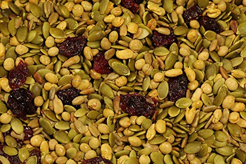Yupik Mix, Salad Topping, 2.2 lb, A mix of raw pumpkin seeds, sunflower seeds, soy nuts, and cranberries