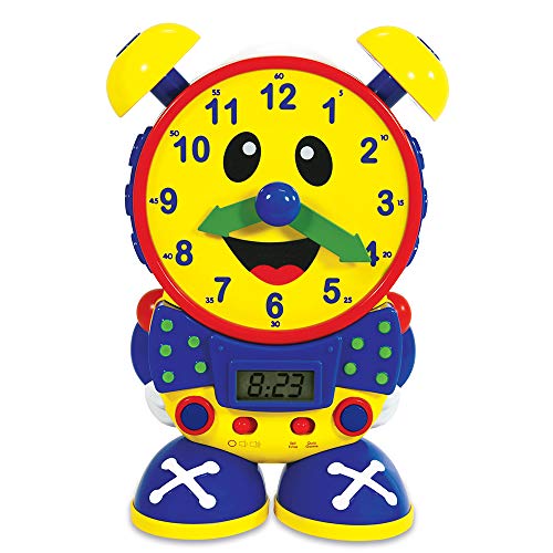 The Learning Journey Telly The Teaching Time Clock - Electronic Analog and Digital Time Telling Aid with Two Quiz Modes and Night Light - Telling Time Teaching Clock - Award Winning Toys