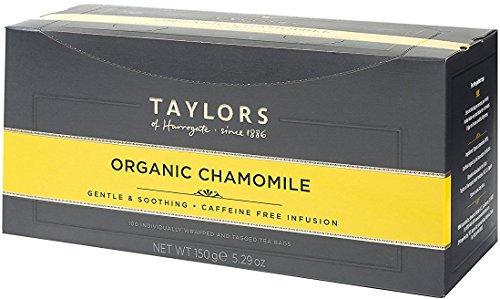 Taylors of Harrogate Organic Chamomile Herbal Tea, 100 Teabags