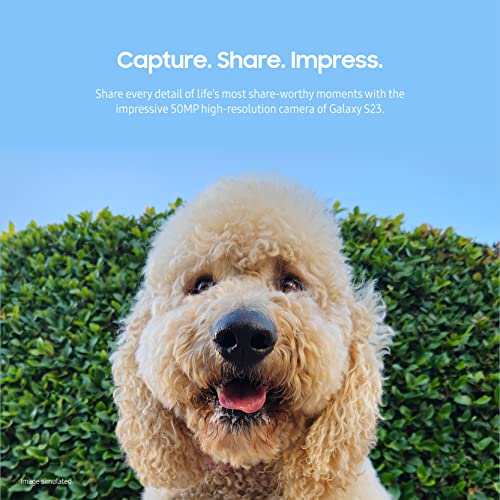 SAMSUNG Galaxy S23 Cell Phone, Factory Unlocked Android Smartphone, 128GB Storage, 50MP Camera, Night Mode, Long Battery Life, Adaptive Display, US Version, 2023, Lavender