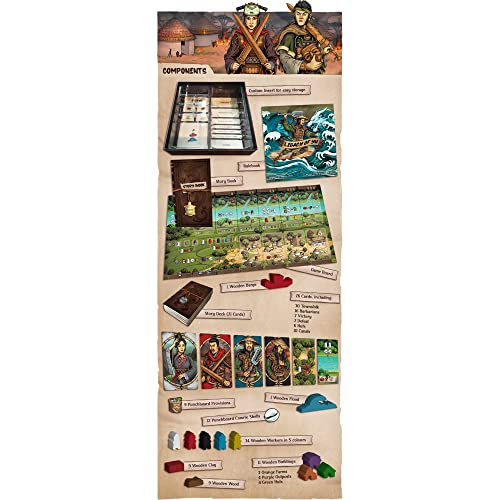 Legacy of Yu - Solo Campaign Style Board Game, Set in Ancient China, Garphill Games, Renegade, Ages 14+, 1 Player