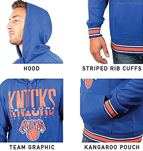 Ultra Game NBA Men's Soft Fleece Hoodie Sweatshirt, Team Color, X-Large