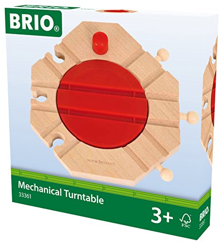 BRIO World - 33361 Mechanical Turntable | Train Toy Accessory for Kids Ages 3 and Up