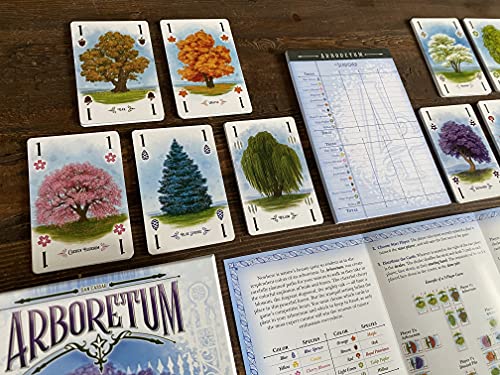 Renegade Game Studios Arboretum Strategy Card Game that Challenges 2-4 Players Aged 8 and Up to Create the Most Beautiful Garden (packaging may vary)
