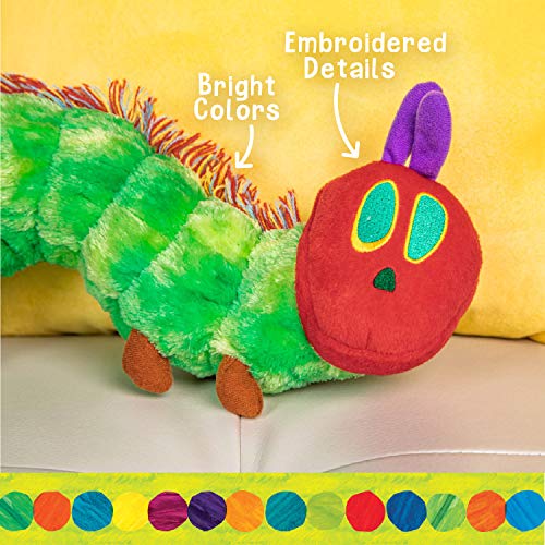 KIDS PREFERRED of Eric Carle, The Very Hungry Caterpillar Stuffed Animal Plush - 12 Inches Multicolor