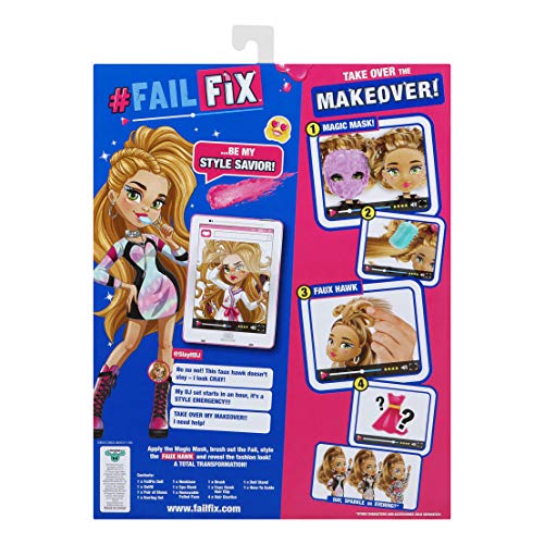 Failfix - SlayItDJ Total Makeover Doll | 8.5' Fashion Doll | Total Head-to-Toe Transformation