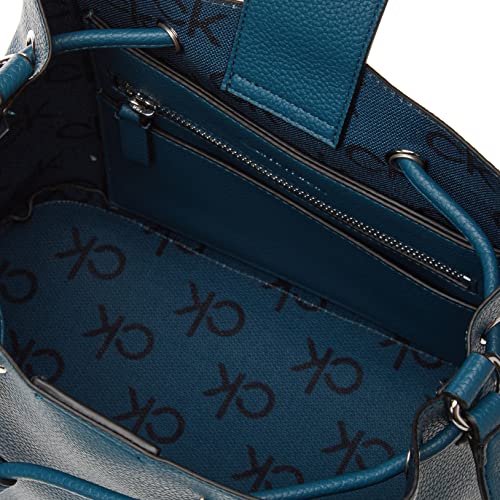 Calvin Klein Gabrianna Novelty Bucket Shoulder Bag, Aegean Blue