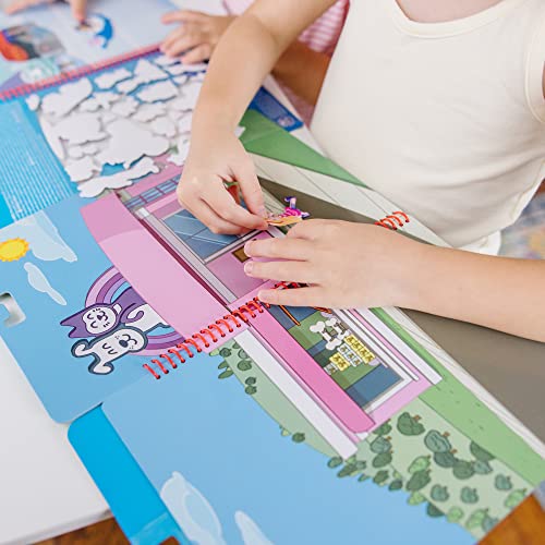Melissa and Doug PAW Patrol Restickable Puffy Stickers 3-Pack – Adventure Bay, Jake’s Mountain, Jungle - PAW Patrol-Themed Resuable Sticker Activity Sets For Kids