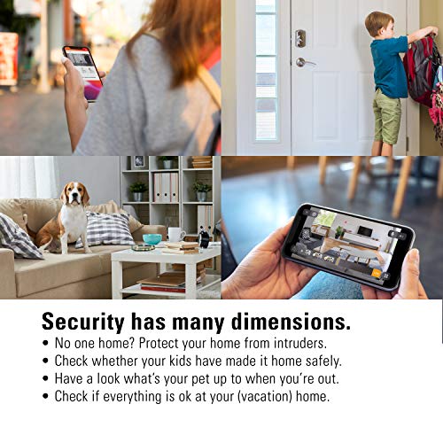 Eve Cam - Apple HomeKit Smart Home Secure Indoor Camera with Motion Sensor, Microphone, Speaker and Night Vision, App Compatibility, iPhone/iPad/Apple Watch Notifications
