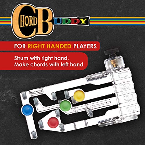 ChordBuddy “MADE IN THE USA” - Guitar Learning with Songbook, Lesson Plan, App, and Right Handed ChordBuddy - for Acoustic Guitars only