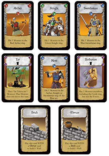 Fireside Games Castle Panic, Board Game for Adults and Family, Cooperative Board Game, Ages 10+, for 1 to 6 Players, Average Playtime 60 Minutes, Made