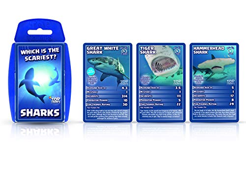 Sharks Top Trumps Card Game