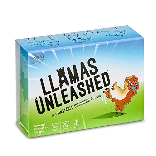 Llamas Unleashed Card Game - from The Creators of Unstable Unicorns - A Strategic Card Game and Party Game for Adults and Teens