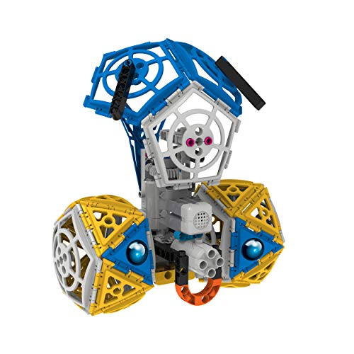 Thames and Kosmos Robotics: Smart Machines - Super Sphere STEM Experiment Kit | Build and Program a 9-inch Robotic Sphere + 6 Other Robot Models | Basic Coding | Color Manual | Requires Tablet, Smartphone