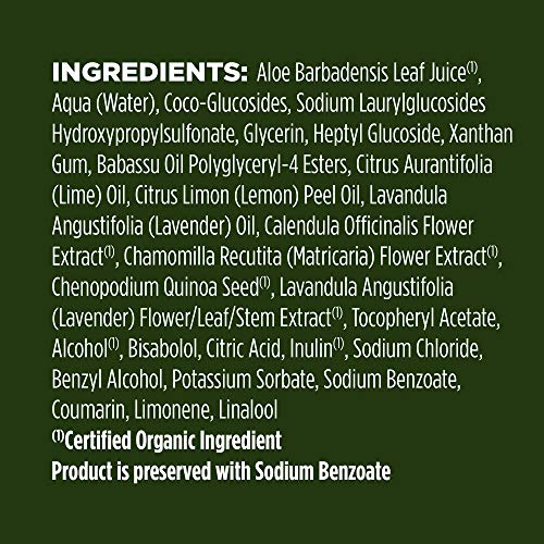 Avalon Organics Bath and Shower Gel, Nourishing Lavender, 12 Oz