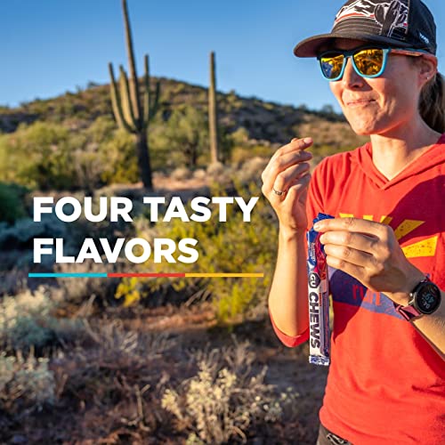 GU Energy Chews Double Serving Sleeve, Blueberry Pomegranate, 34.2 Oz, 18 Count