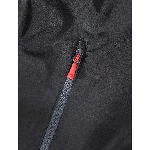 Helly Hansen Men's Standard Crew Midlayer Fleece Lined Waterproof Windproof Rain Jacket, 990 Black, X-Small