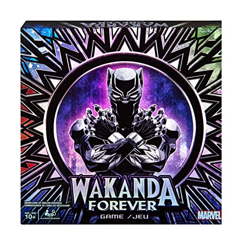 Marvel Wakanda Forever, Black Panther Dice-Rolling Game for Families, Teens and Adults