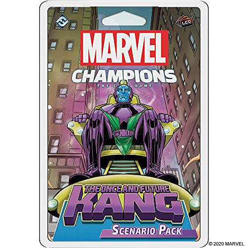Marvel Champions The Card Game The Once and Future Kang SCENARIO PACK | Strategy Card Game for Adults and Teens | Ages 14+ | 1-4 Players | Average Playtime 45-90 Minutes | Made by Fantasy Flight Games