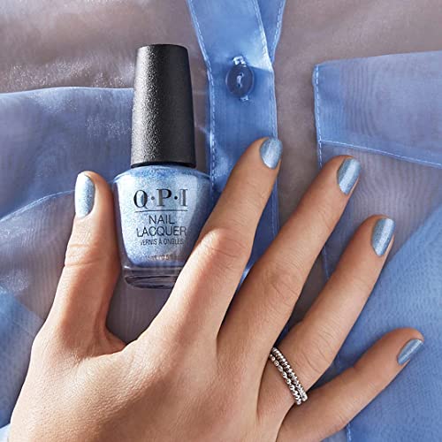 OPI Nail Lacquer, Angels Flight to Starry Nights, Blue Nail Polish, Downtown LA Collection, 0.5 fl oz.