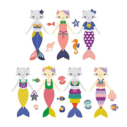 Mudpuppy Purrmaid Magnetic Dress-up