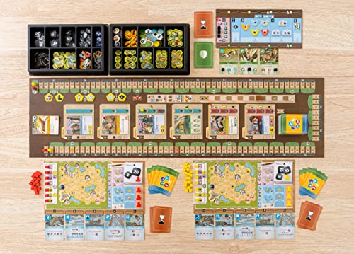 Capstone Games: Ark Nova Card Drafting, Hand Management Strategy Board Game, 1-4 Players, 90 to 150 Minute Play, Multi