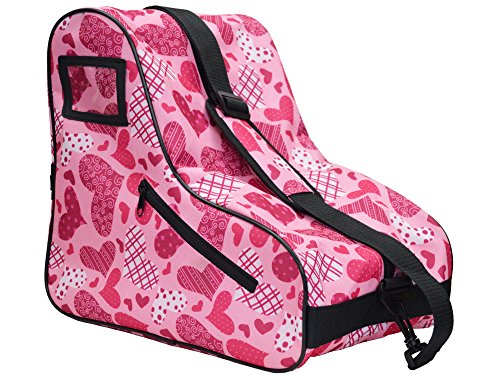 Epic Skates Limited Edition Heart Skate Bag, Pink and White