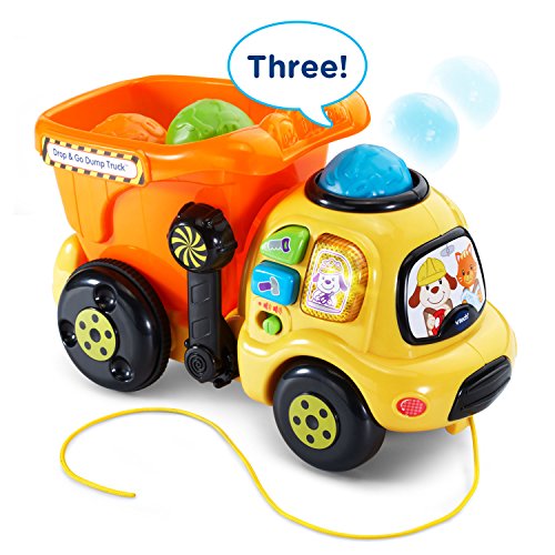 VTech Drop and Go Dump Truck Amazon Exclusive,Orange