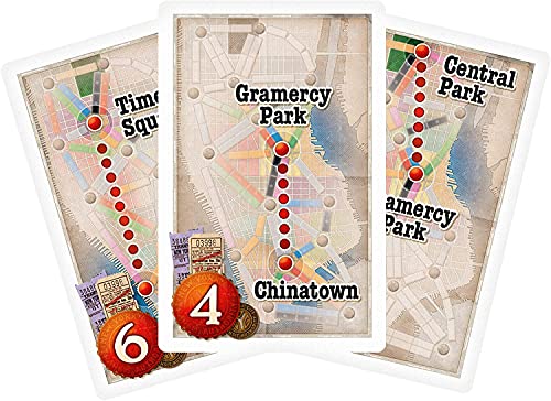 Ticket to Ride New York Board Game | Train Route-Building Strategy Game | Fun Family Game for Kids and Adults | Ages 8+ | 2-4 Players | Average Playtime 10-15 Minutes | Made by Days of Wonder