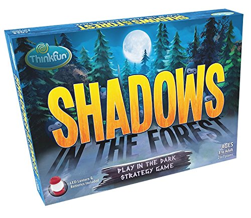 ThinkFun Shadows in the Forest Play in the Dark Board Game for Kids and Families Age 8 and Up - Fun and Easy to Learn with Innovative and Unique Gameplay