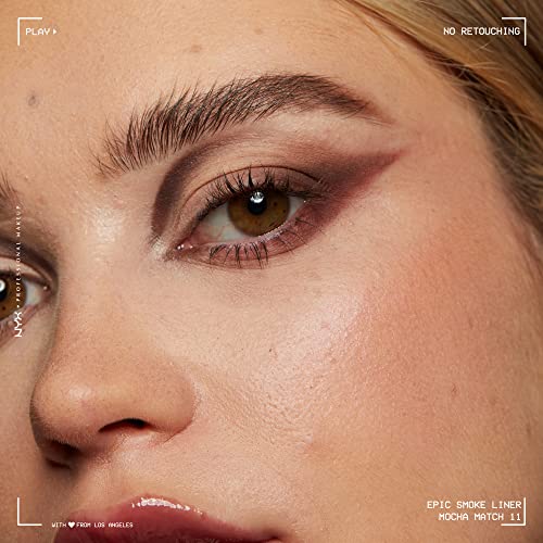 NYX PROFESSIONAL MAKEUP Epic Smoke Liner, Vegan Smokey Eyeliner - Mocha Match (Deep Brown)
