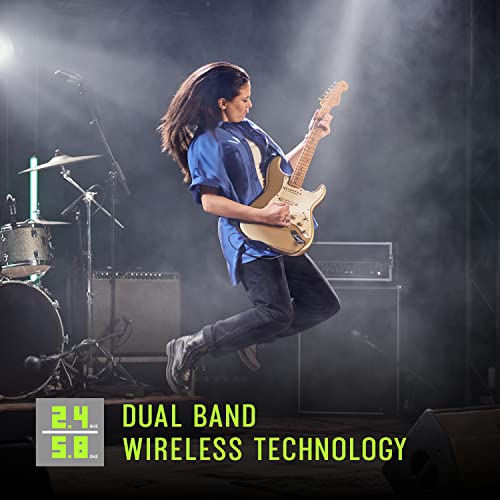 Shure GLX-D+ Dual Band Pro Digital Wireless Bodypack Transmitter - 300 ft Range, 12 hr Battery, On/Off Switch, Belt Clip, TA4F (TQG), for use with GLXD+ Systems - Receiver Sold Separately (GLXD1+=-Z3)