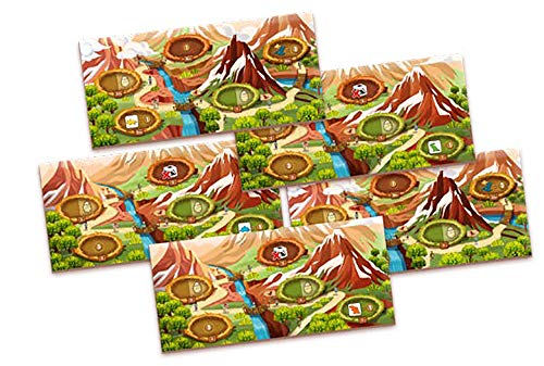 Ankama Draftosaurus: Aerial Show - Add New Dino-meeples to Your Park, New Ways to Score Points, Play with or without Marina Expansion | 2-5 players, 15-20 mins, Ages 8 and Up