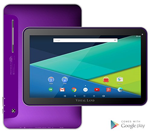 Prestige ELITE A10QL - 10.1-inch QuadCore Android 5.0 Lollipop Tablet with Keyboard Case included Touch screen - Purple