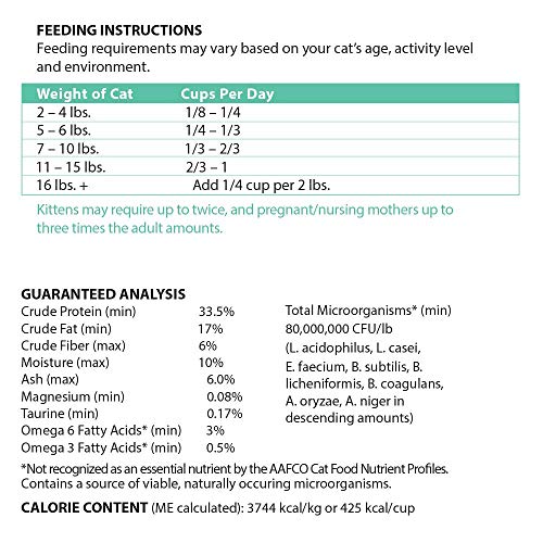 Health Extension Dry Cat Food, Natural Food with Added Vitamins and Minerals, Suitable for All Kittens and Adult Cats, Turkey and Salmon Recipe with Whole Vegetable and Berries (15 Pound / 6.8 kg)