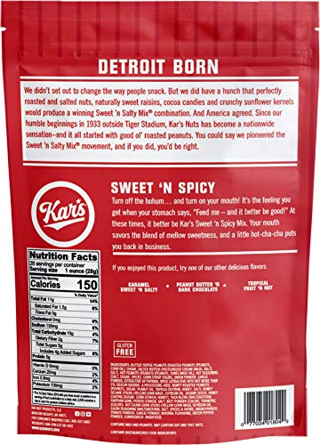 Kar's Nuts Sweet 'N Spicy Trail Mix Pouch, 28 Oz, Pack of 1