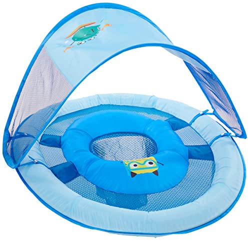 SwimWays Baby Spring Float Sun Canopy - Blue Sea Monster