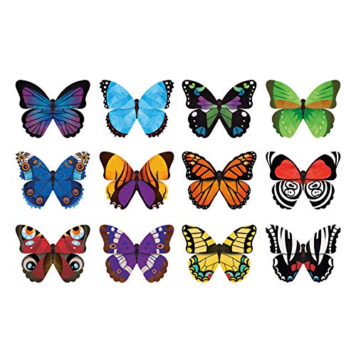 Mudpuppy Butterflies Shaped Memory Match, Multicolor